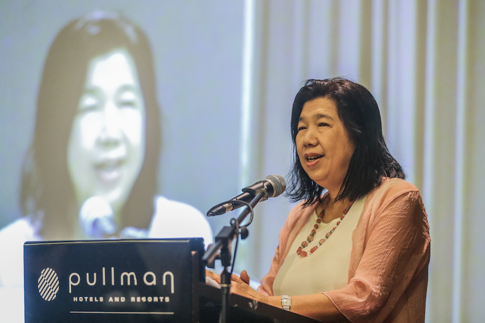 Susanna Liew, wife of Pastor Raymond Koh, speaks during the u00e2u20acu02dcPastor Raymond Koh 1,000 Days Remembranceu00e2u20acu2122 event in Kuala Lumpur November 16, 2019. u00e2u20acu201d Picture by Firdaus Latif