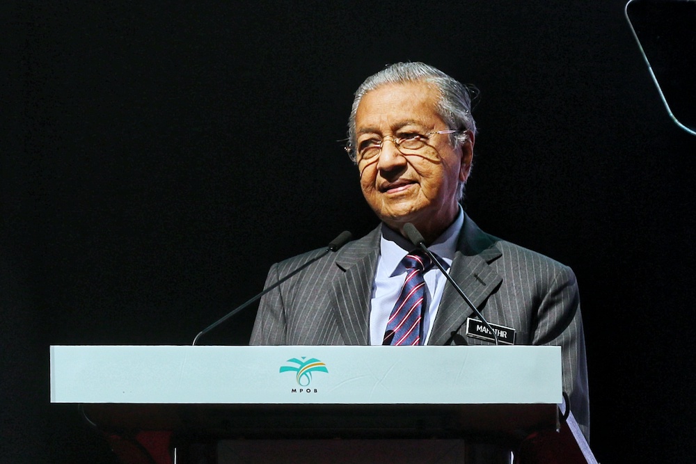 Prime Minister Tun Dr Mahathir Mohamad officiates the MPOB International Palm Oil Congress and Exhibition 2019 in Kuala Lumpur November 19, 2019. u00e2u20acu201d Picture by Ahmad Zamzahuri