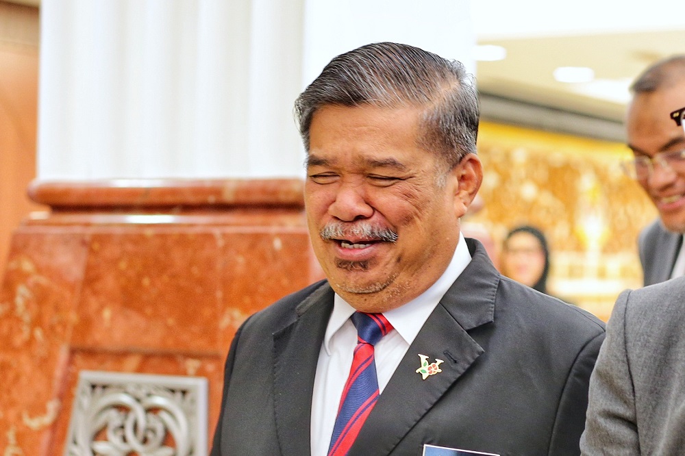 Defence Minister Mohamad Sabu is pictured at the Parliament lobby November 21,2019. u00e2u20acu201d Picture by Ahmad Zamzahuri