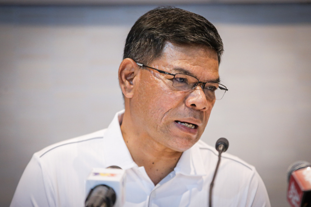 PKR secretary-general Datuk Seri Saifuddin Nasution Ismail speaks during the press conference at PKR headquarters in Damansara on November 24, 2019. u00e2u20acu201d Picture by Hari Anggara