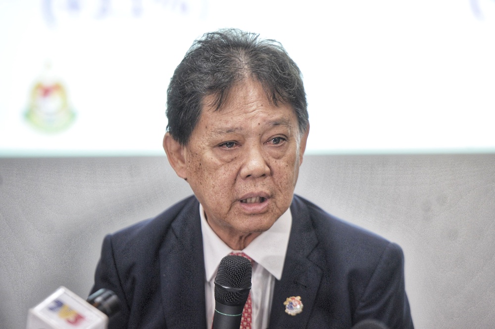 Tourism, Arts and Culture Minister Datuk Mohammadin Ketapi speaks during a press conference in Putrajaya November 26, 2019. u00e2u20acu201d Picture by Shafwan Zaidon