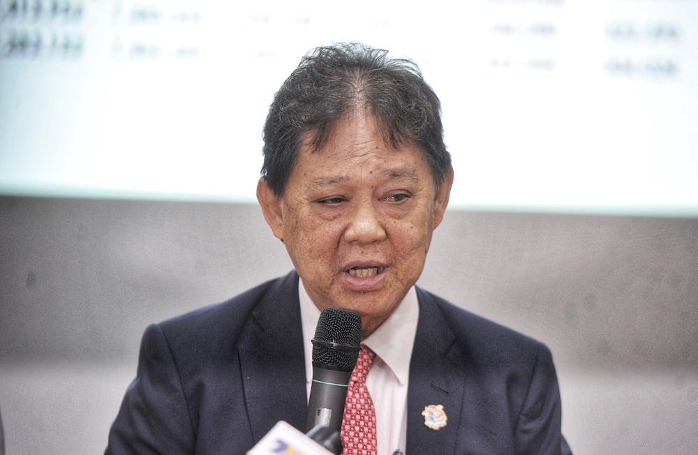 Tourism, Arts and Culture Minister Datuk Mohammadin Ketapi speaks during a press conference in Putrajaya November 26, 2019. u00e2u20acu201d Picture by Shafwan Zaidon