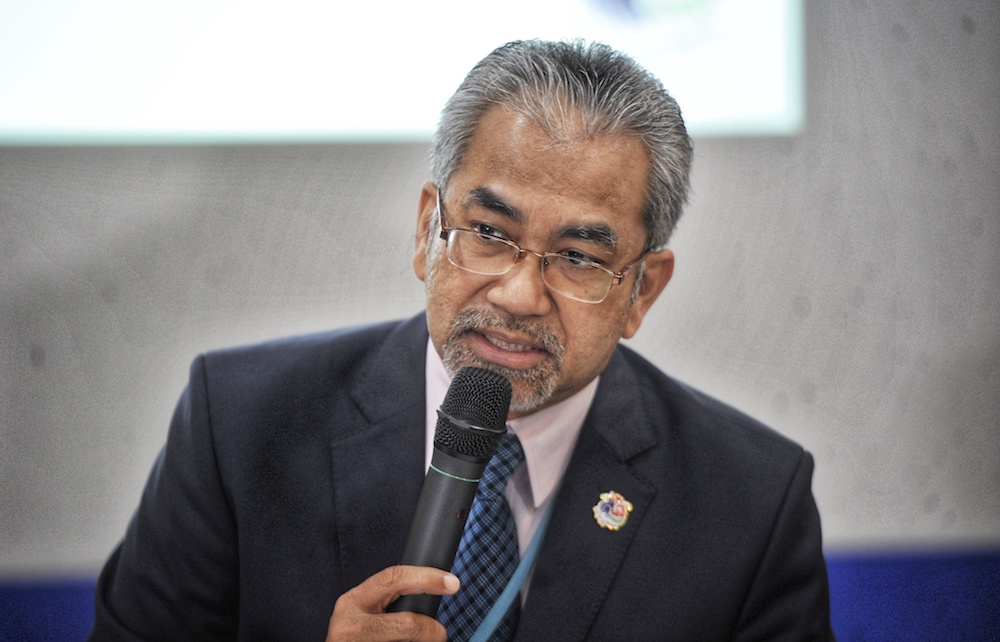 Tourism Malaysia director-general Datuk Musa Yusof speaks during a press conference in Putrajaya November 26, 2019. u00e2u20acu201d Picture by Shafwan Zaidon