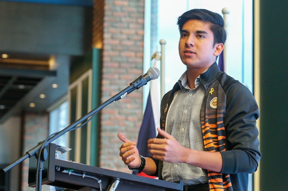 Youth and Sports Minister Syed Saddiq Abdul Rahman speaks during the 5th anniversary of the opening of the global headquarters of the World Organisation of the Scout Movement in Kuala Lumpur November 27, 2019. u00e2u20acu201d Picture by Yusof Mat Isa