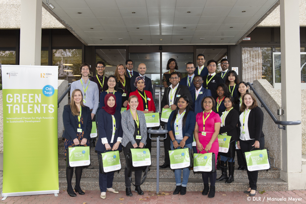 The 25 awardees of the Green Talents Competition 2019 pose for a group photo in Berlin. — Picture courtesy of German Aerospace Centre (DLR)