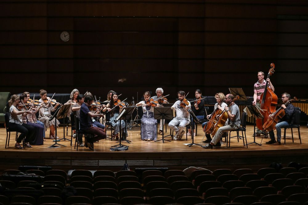 The Stuttgart Chamber Orchestra rehearsing at Dewan Filharmonik Petronas prior to the festival.