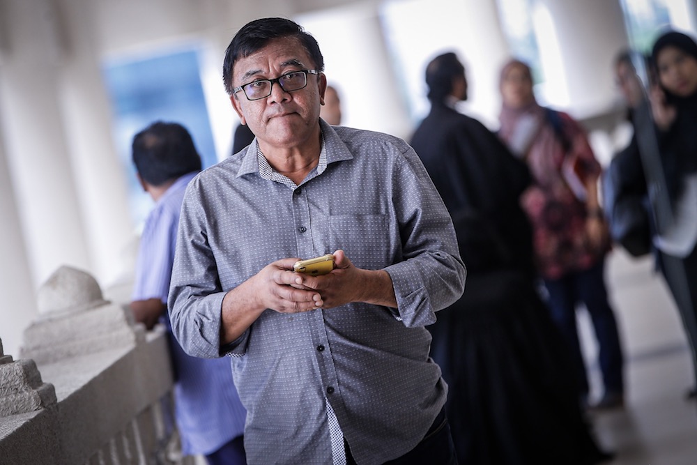 Azrul Hardav Abdullah is seen at the Kuala Lumpur High Court November 26, 2019. u00e2u20acu201d Picture by Hari Anggara