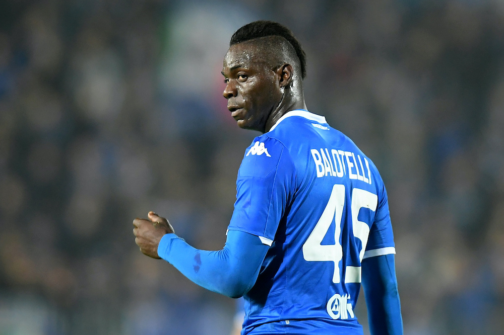Bresciau00e2u20acu2122s Mario Balotelli at the match against Inter Milan in Brescia, Italy, November 5, 2019. u00e2u20acu201d Reuters pic