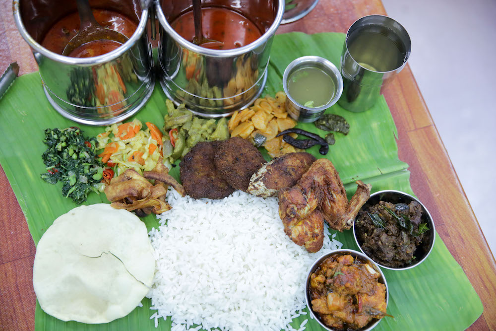 Would banana leaf rice be the same without the banana leaf? — Picture by Choo Choy May 