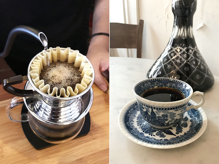 Brewing a slower brew: Wen has a rotating menu of single origin coffee beans.