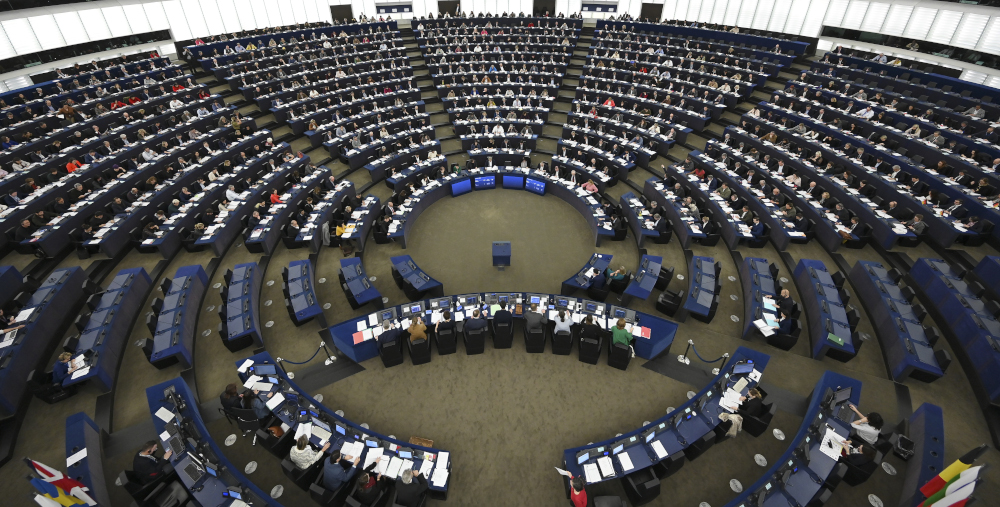 Members of the European Parliament take part in a voting session during a plenary session at the European Parliament in Strasbourg, eastern France November 28, 2019. u00e2u20acu201d AFP pic 