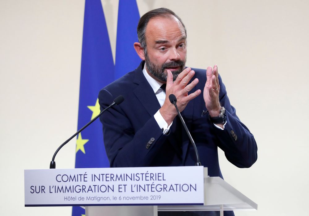 French Prime Minister Edouard Philippe speaks at a news conference on immigration at the Hotel Matignon in Paris, France, November 6, 2019. u00e2u20acu201d Reuters pic