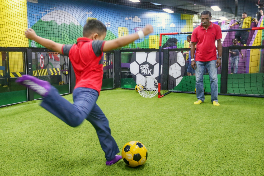 Malaysian AIDS Foundation has been kicking goals in providing the children with a normal life. — Picture by Ahmad Zamzahuri