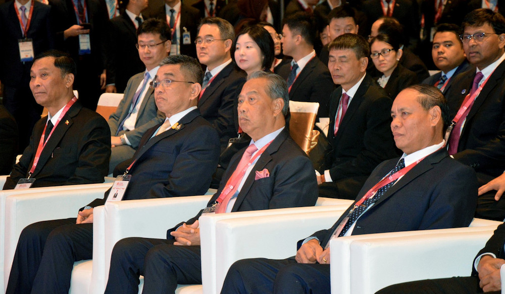 Home Minister Tan Sri Muhyiddin Yassin attends the 13th Asean Ministers Meeting on Cross-Border Crime (AMMTC) in Bangkok November 28, 2019. u00e2u20acu201d Bernama pic