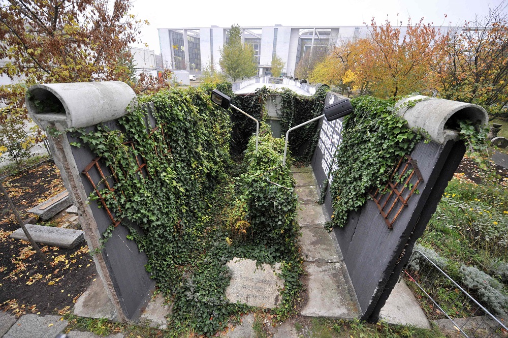 This file photo taken on November 3, 2008, shows a view of a remaining section of the Berlin wall (1961-1989), between the Bundespresse-Konferenz building and the Marie-Elisabeth-Lueders-Haus parliament annex near the river Spree in Berlin. u00e2u20acu201d AFP pic   