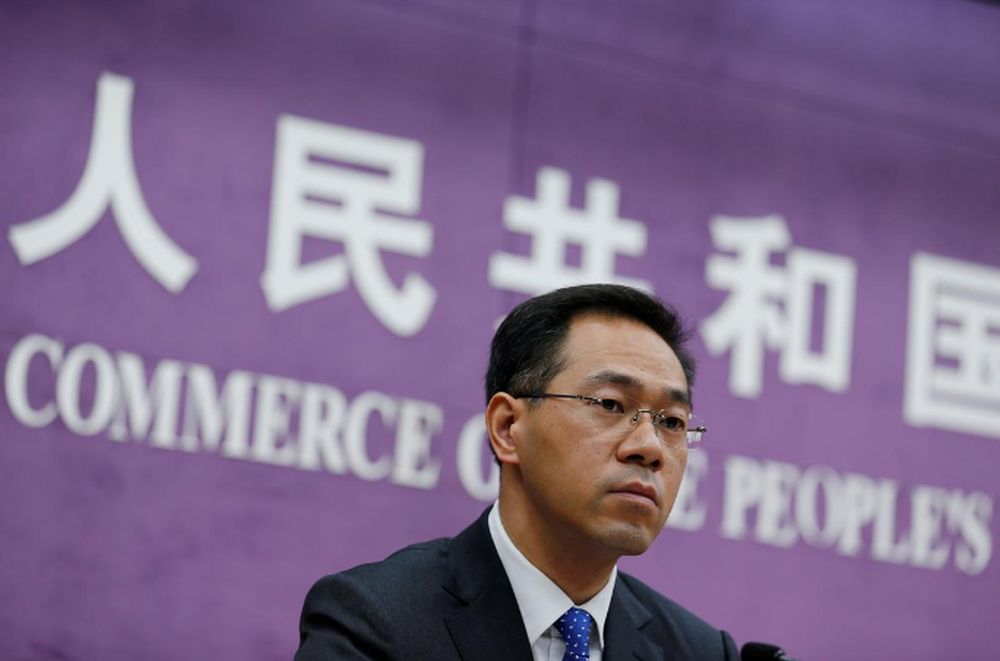Chinau00e2u20acu2122s Ministry of Commerce spokesperson Gao Feng attends a news conference at the commerce ministry in Beijing, China, June 19, 2018. u00e2u20acu201d Reuters pic