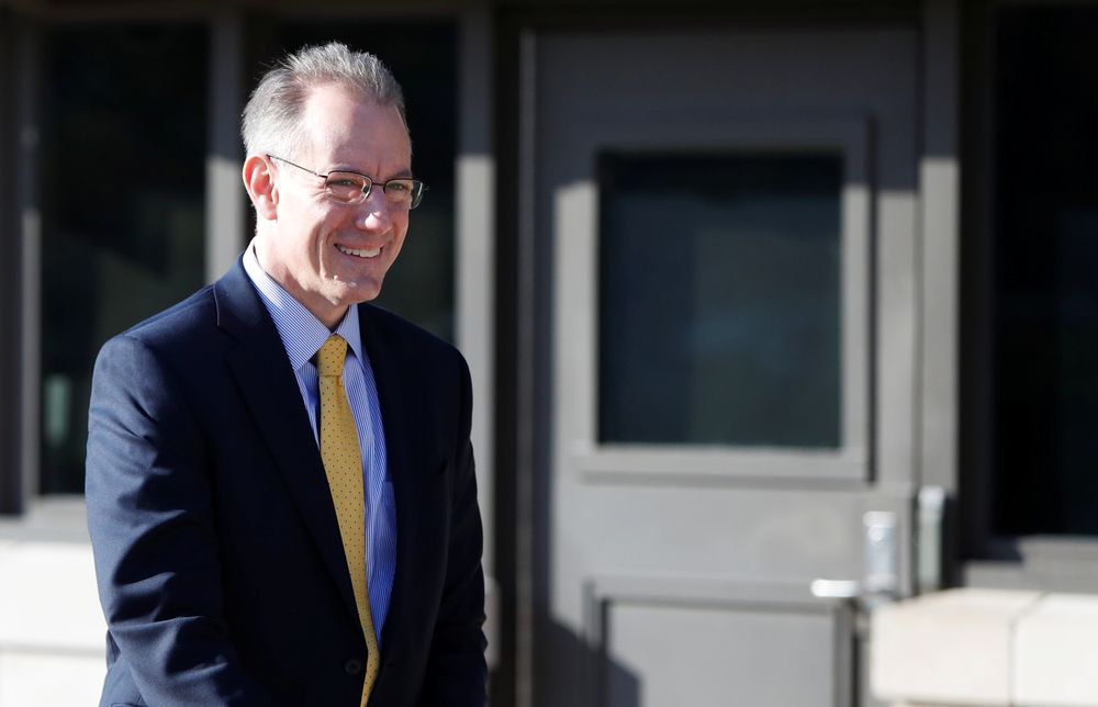 Mark Sandy, official of the Office of Management and Budget, arrives for a closed-door deposition as part of the House of Representatives impeachment inquiry into US President Trump on Capitol Hill in Washington, November 16, 2019. u00e2u20acu201d Reuters pic