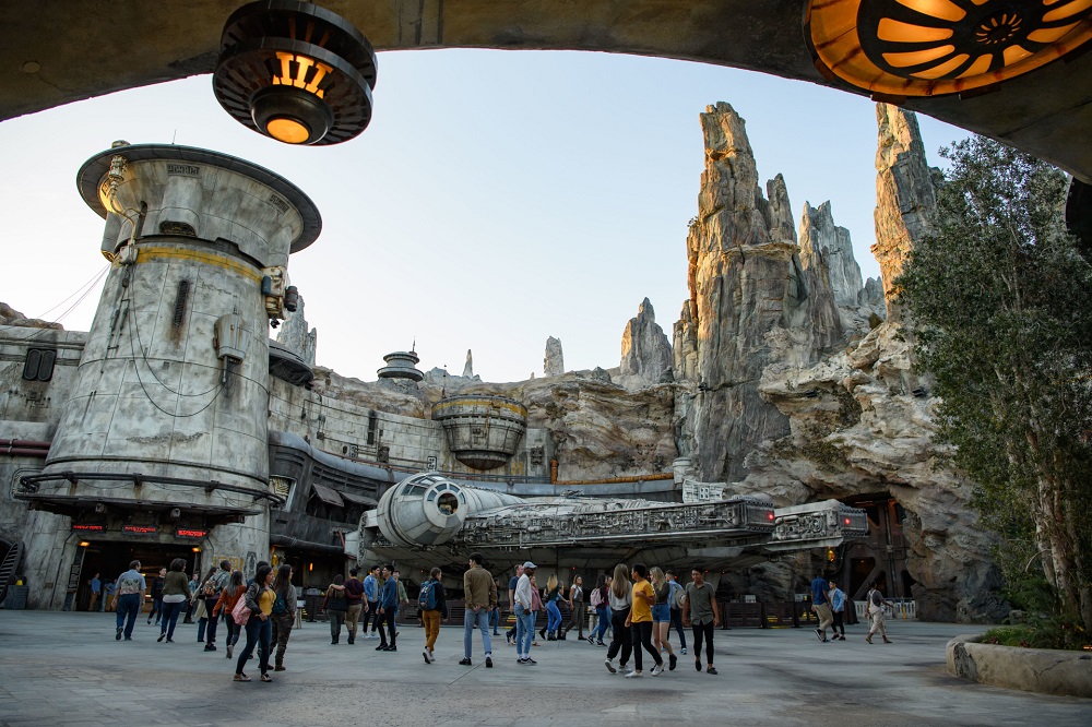 The Millennium Falcon: Smugglers Run, Star Wars: Galaxyu00e2u20acu2122s Edge at Disneyland Resort in California. u00e2u20acu2022 Picture courtesy Todd Wawrychuk/Disney Parks via AFP