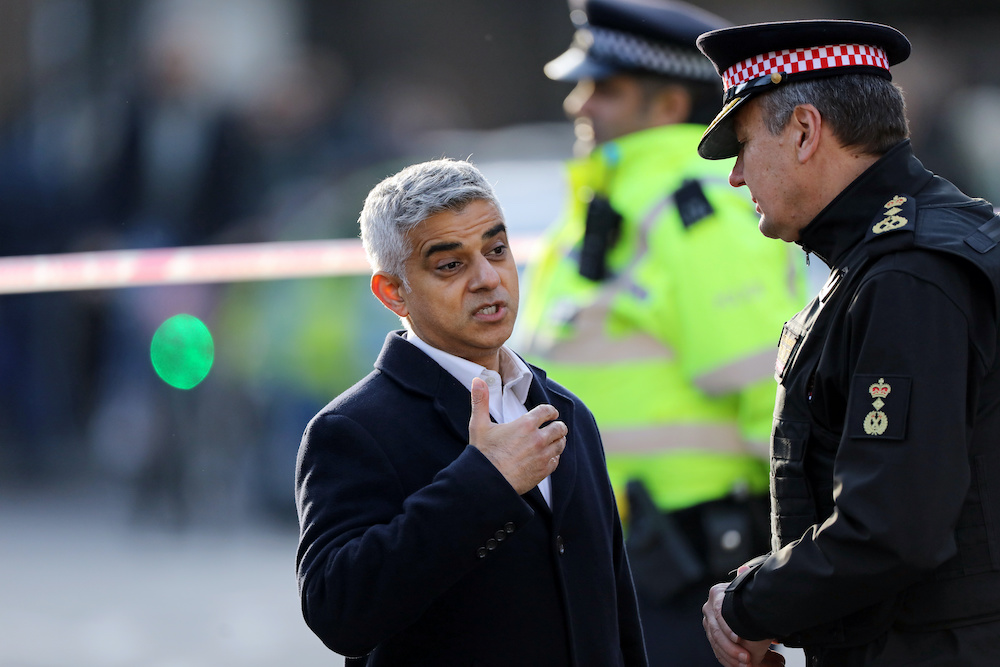 Mayor of London Sadiq Khan visits the scene of a stabbing on London Bridge, in which two people were killed, in London, Britain, November 30, 2019. u00e2u20acu201d Reuters picnn