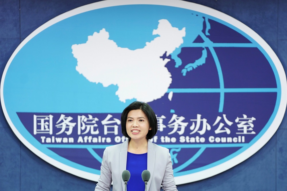 Zhu Fenglian, the new spokesperson for Chinau00e2u20acu2122s Taiwan Affairs Office of the State Council, speaks at a news conference in Beijing, China November 27, 2019. u00e2u20acu2022 Reuters pic