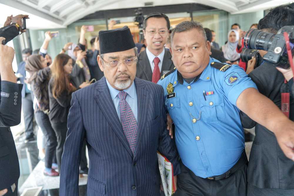 Tajuddin later dismissed the altercation as a misunderstanding between friends. — Picture by Shafwan Zaidon