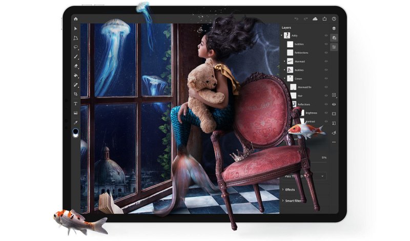 Photoshop for iPad is now available for download. u00e2u20acu2022 Picture courtesy of Adobe via AFP