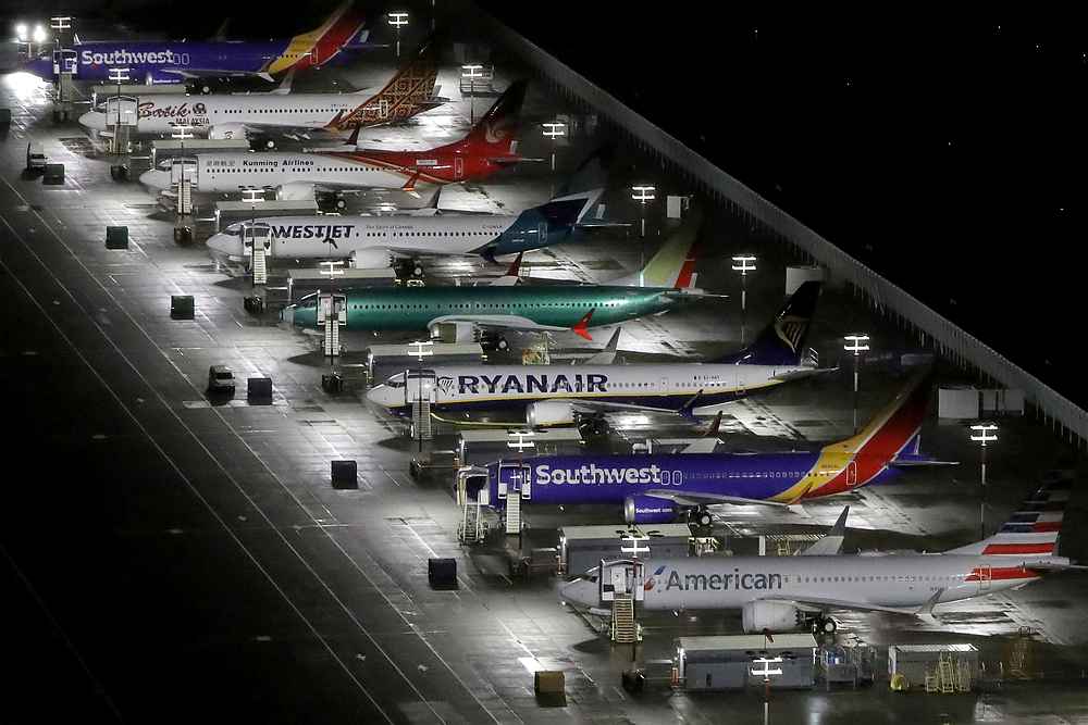 Aerial photos showing Boeing 737 Max airplanes parked at Boeing Field in Seattle, Washington October 20, 2019. u00e2u20acu201d Reuters pic 