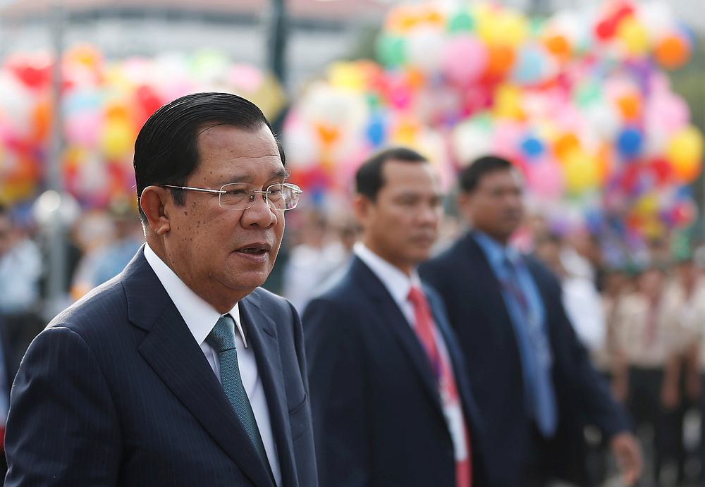 Cambodia's Prime Minister Hun Sen attends celebrations marking the 66th anniversary of the country's independence from France, in central Phnom Penh November 9, 2019. u00e2u20acu201d Reuters pic