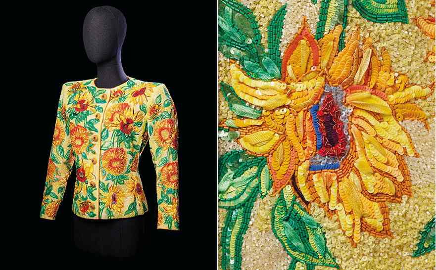 Image of the Yves Saint Laurent jacket from christies.com.