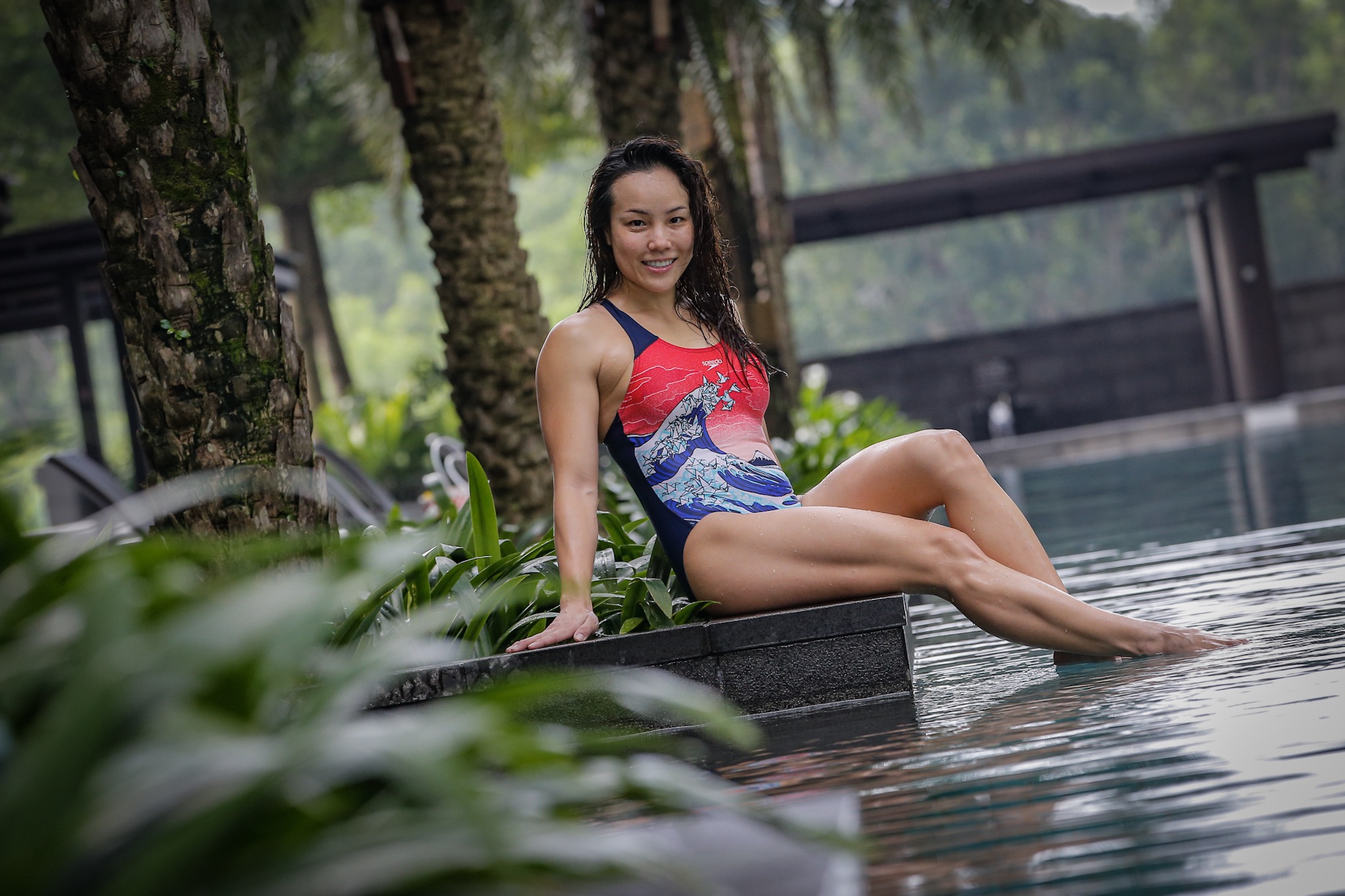 Despite damaged shoulders, Ong says she plans to compete as long as she can.