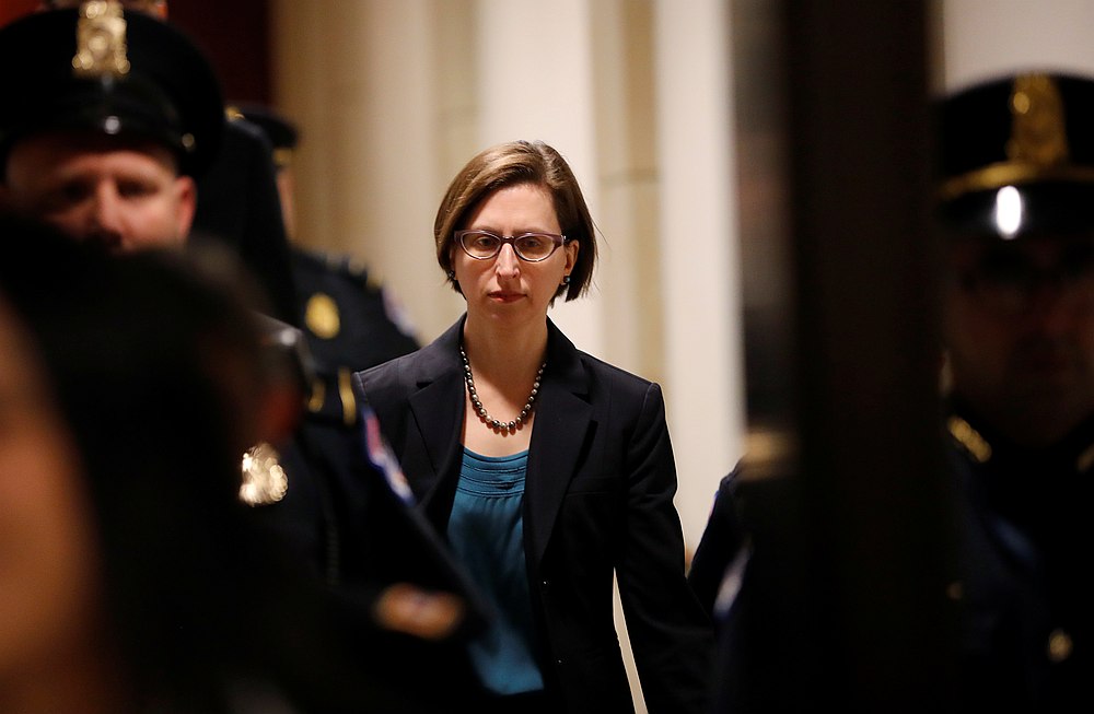 Deputy Assistant Secretary of Defence Laura Cooperarrives to testify on Capitol Hill in Washington October 23, 2019. u00e2u20acu201d Reuters pic