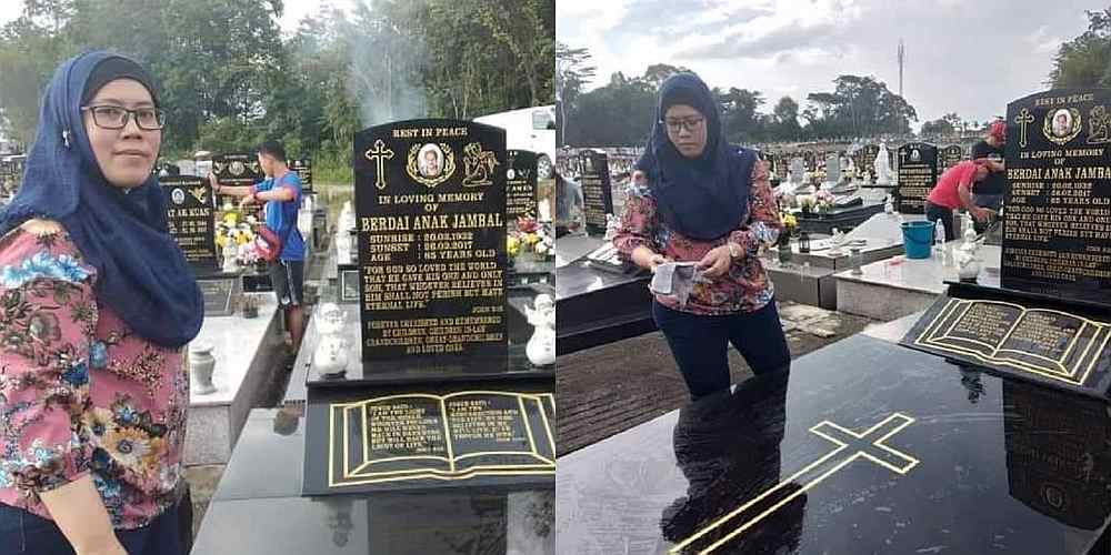 Dayang Rafidah says believing in different religions has never dampened the love and affection she has for her grandmother. u00e2u20acu201d Pictures from Facebook/cikguemmetmenulis