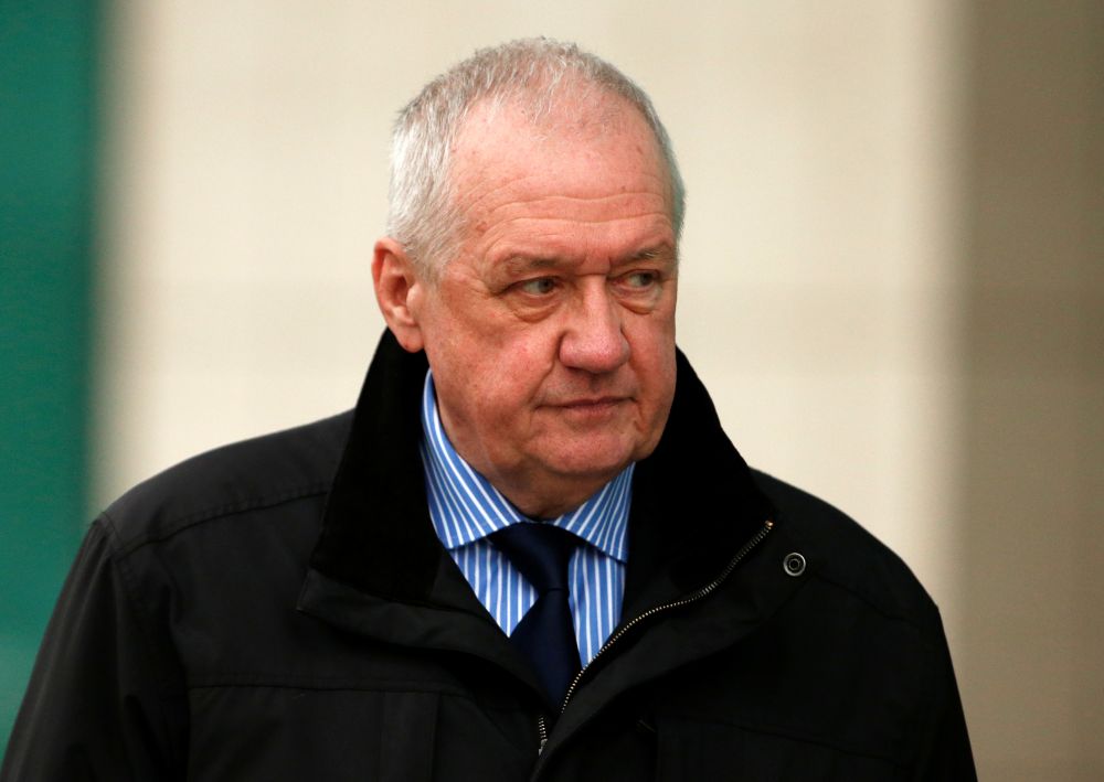Former Chief Superintendent of South Yorkshire Police, David Duckenfield, leaves after giving evidence to the Hillsborough Inquest in Warrington, northern England March 12, 2015. u00e2u20acu201d Reuters pic