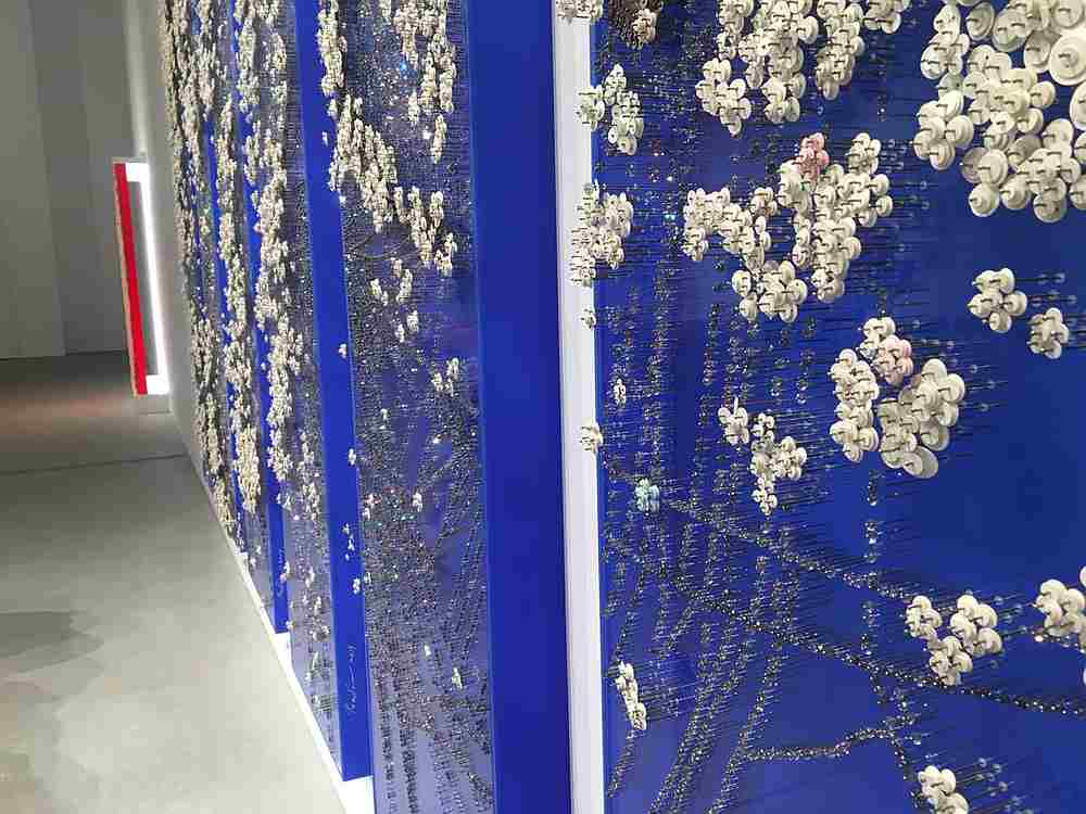 One of Ran Hwang’s unique masterpieces, which is just one of the many stunning artworks on display at Alserkal Avenue. — Picture by Mark Ryan Raj