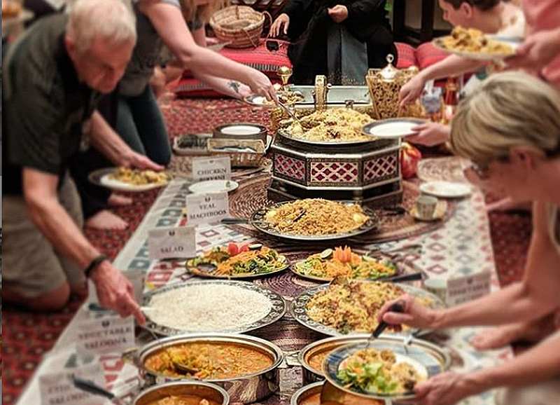 At the SMCCU, not only can you learn a thing or two about the Emirati way of life, but you can also enjoy a bountiful, traditional Emirati meal too. — Picture courtesy of Dubai Tourism