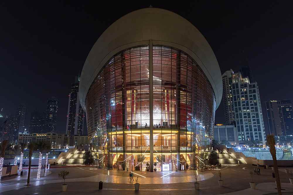 Shaped like a Dhow, the Dubai Opera incorporates the origins and heritage of ancient Dubai’s nautical way of life. — Picture courtesy of Dubai Tourism