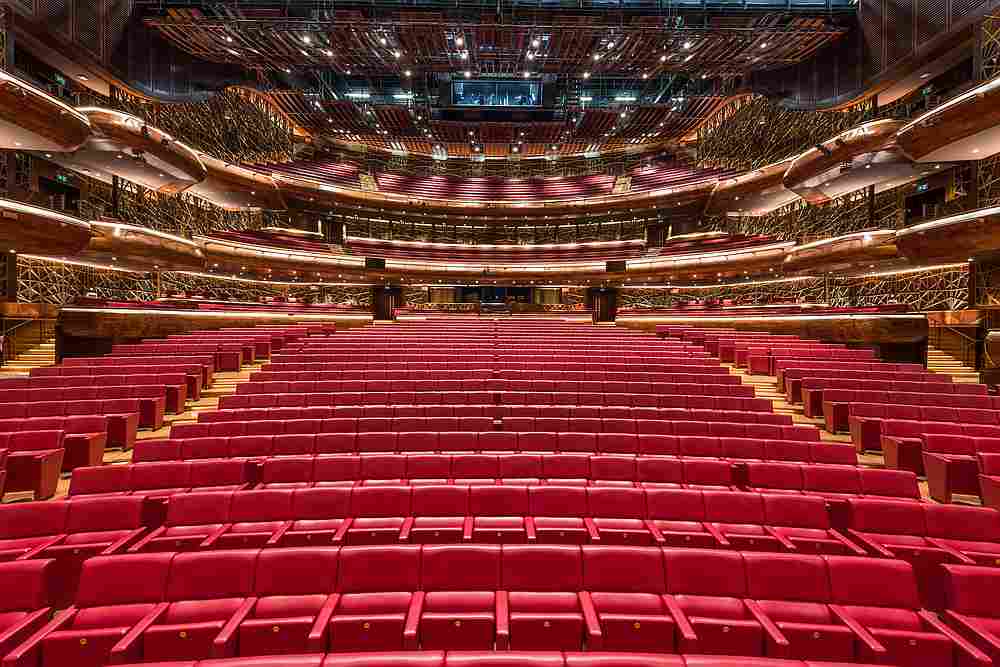 Made as a multifunctional hall, it’s still a wonder how these plentiful rows of seats can be moved around and shifted to transform the space into a banquet hall at the Dubai Opera. — Picture courtesy of Dubai Tourism