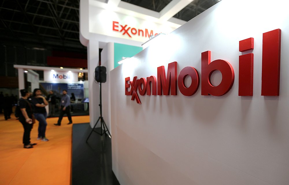 A logo of Exxon Mobil Corp is seen at the Rio Oil and Gas Expo and Conference in Rio de Janeiro, Brazil September 24, 2018. u00e2u20acu201d Reuters pic
