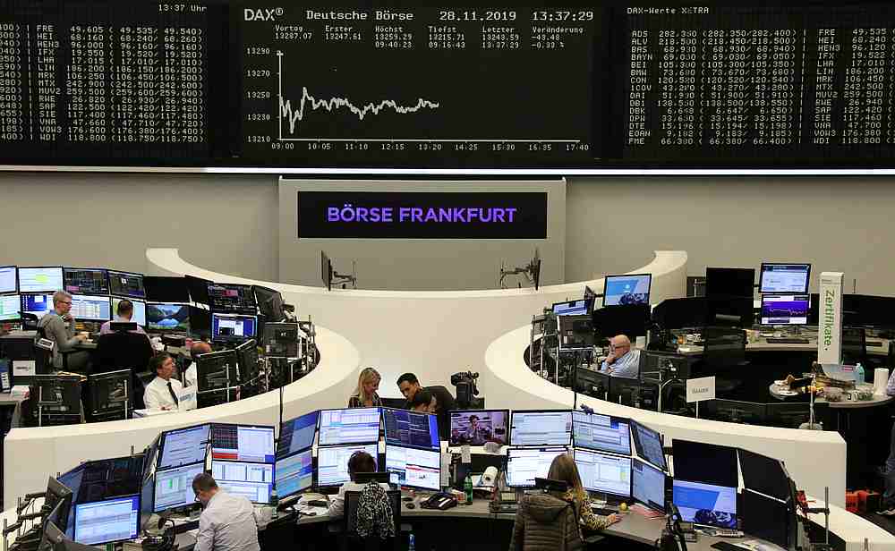 The German share price index DAX graph is pictured at the stock exchange in Frankfurt, Germany November 28, 2019. u00e2u20acu201d Reuters pic