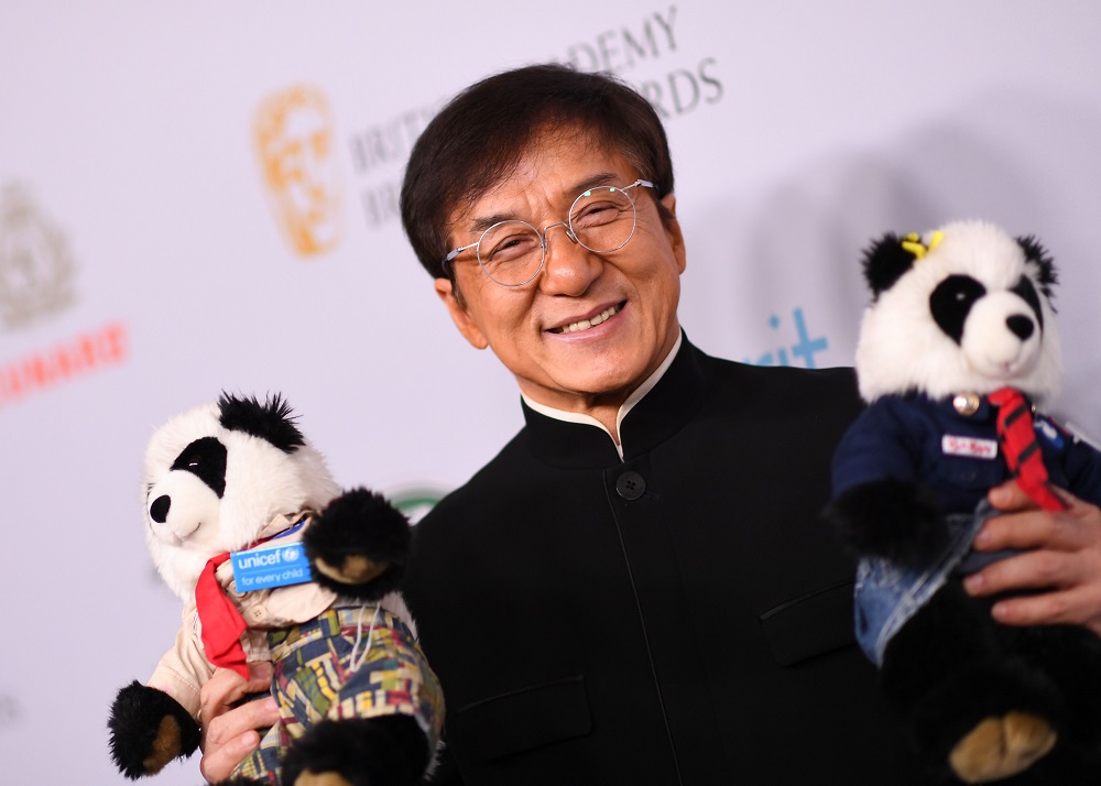 Martial artist and actor Jackie Chan arrives for the 2019 British Academy Britannia (Bafta) awards at the Beverly Hilton hotel in Beverly Hills October 25, 2019. u00e2u20acu201d AFP pic         