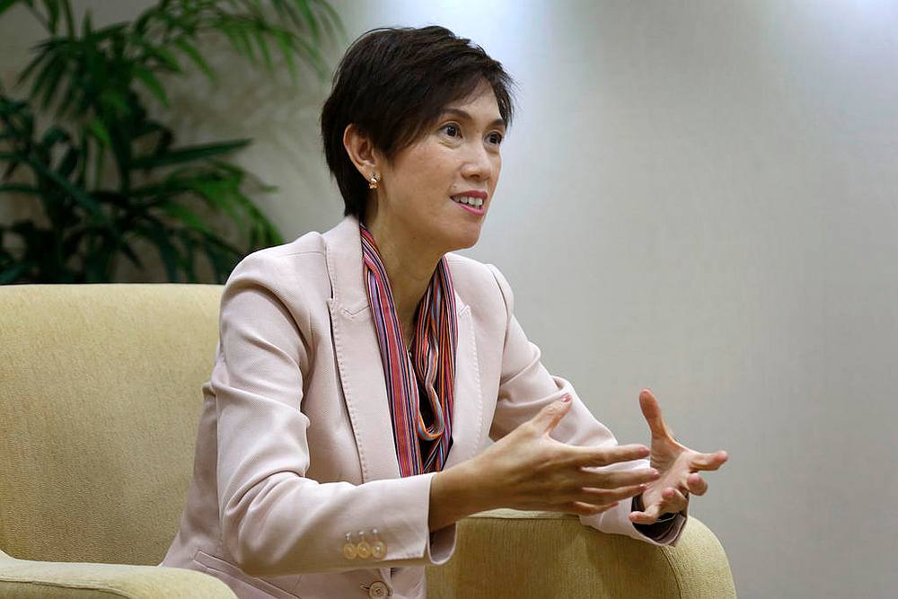 Singapore Manpower Minister Josephine Teo (pic) says the current slowdown is very different from previous economic crises as there is not much impact on the job market. u00e2u20acu201d TODAY pic