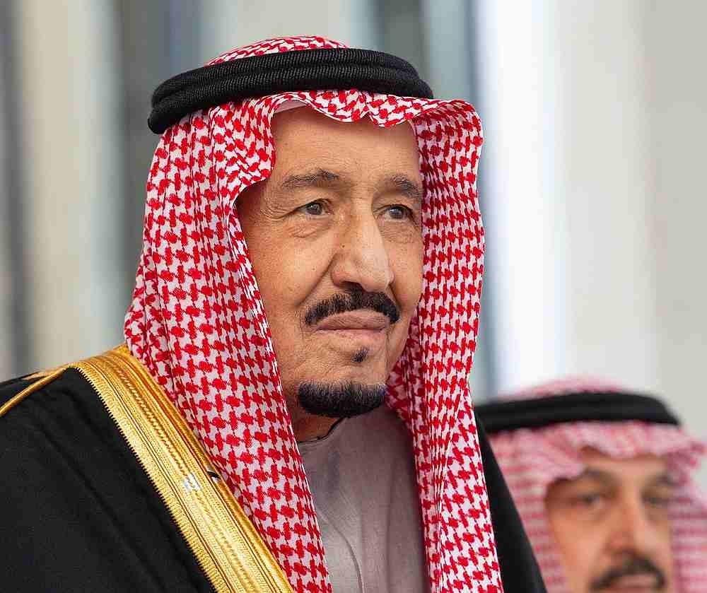 Saudi Arabia's King Salman bin Abdulaziz Al Saud arrives to address the Shura Council in Riyadh November 20, 2019. u00e2u20acu201d Bandar Algaloud/Saudi Royal Court handout via Reuters