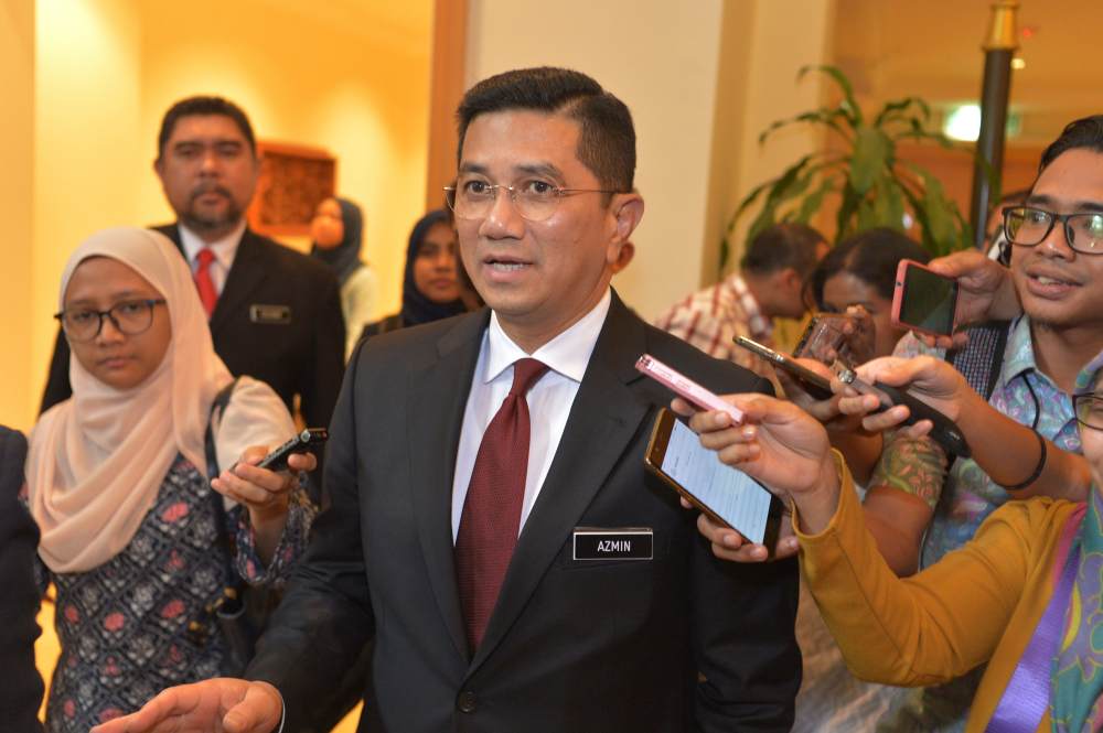 Economic Affairs Minister Datuk Seri Azmin Ali attends the soft launch of Kuala Lumpur Summit in Putrajaya November 21, 2019. u00e2u20acu2022 Picture by Shafwan Zaidon