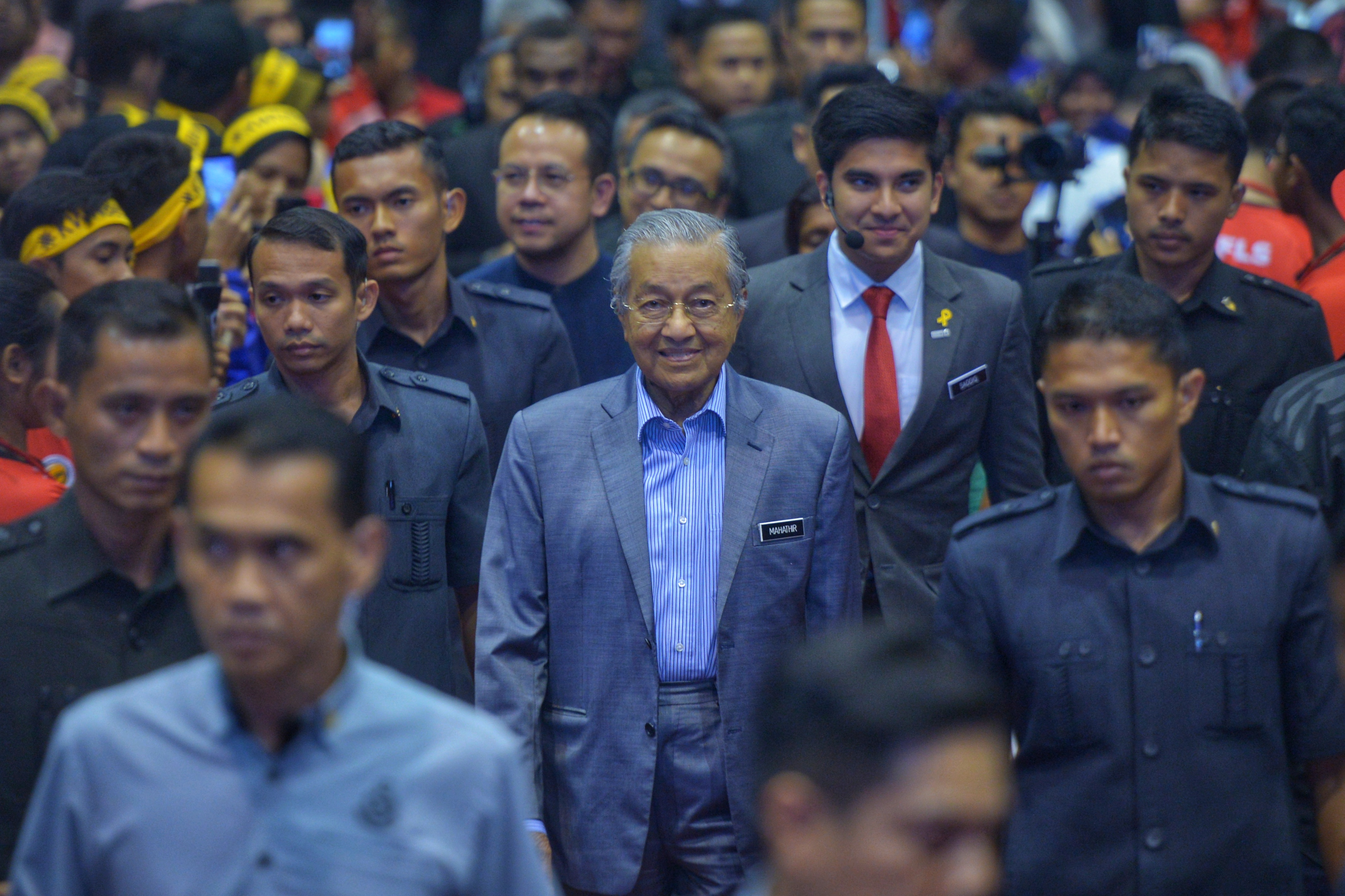 Tun Dr Mahathir Mohamad attends Alumni Malaysia Future Leaders School (MFLS) convention at Universiti Kebangsaan Malaysia November 22, 2019. u00e2u20acu201d Picture by Shafwan Zaidon