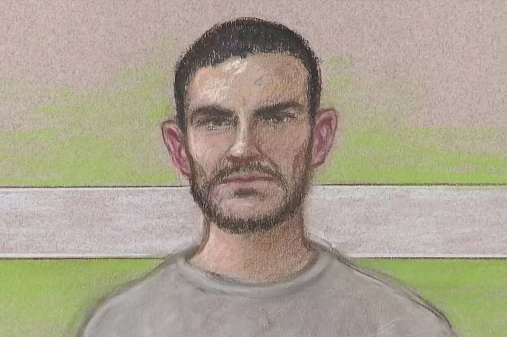 Maurice Robinson, the driver of a truck in which 39 people were found dead, is seen in a courtroom sketch in Chelmsford, Britain October 28, 2019. u00e2u20acu201d Julia Quenzler via Reuters