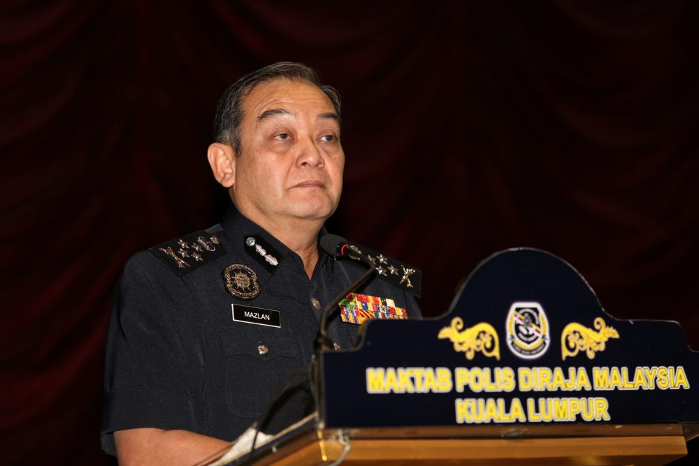 Deputy IGP Datuk Mazlan Mansor, November 1, 2019. u00e2u20acu2022 Picture by Choo Choy May
