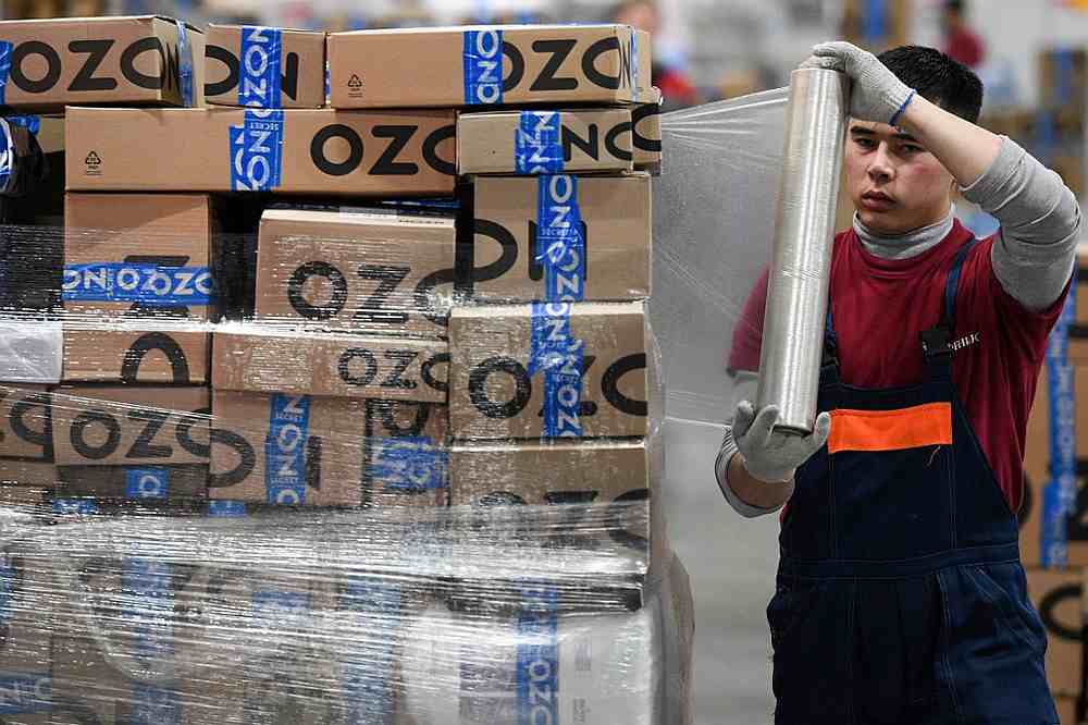 Russia's online retailer Ozon's logistics centre outside the town of Tver October 16, 2019. u00e2u20acu201d AFP pic