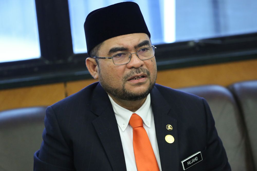 Minister in the Prime Minister's Department (Religious Affairs) Datuk Seri Mujahid Yusof Rawa is pictured at Parliament in Kuala Lumpur November 28, 2019. u00e2u20acu201d Picture by Yusof Mat Isa