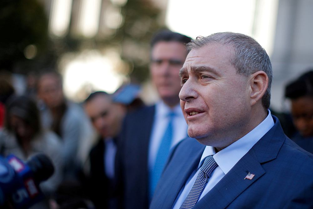 Ukrainian-American businessman Lev Parnas speaks to media following his arraignment at the United States Courthouse in New York  October 23, 2019. u00e2u20acu201d Reuters pic