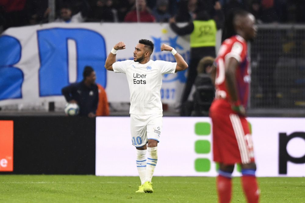 Marseilleu00e2u20acu2122s Dimitri Payet celebrates after scoring against Lyon. u00e2u20acu201d Reuters pic